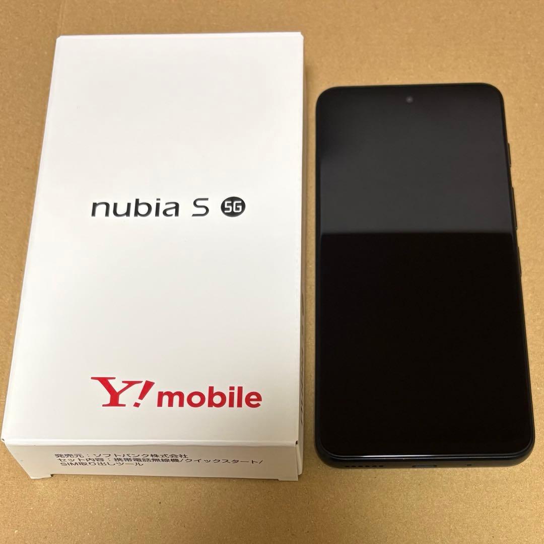 (新品同様) nubia S 5G Y!mobile スマホ本体