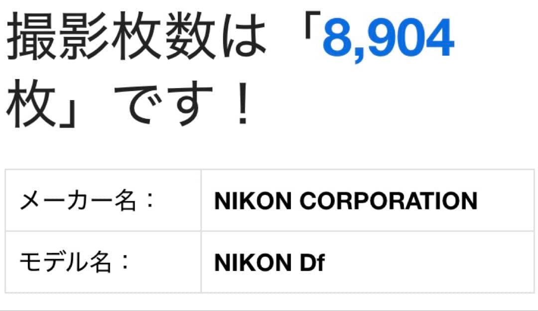 デジタルカメラ Nikon Df NIKKOR 85mm f1.4D