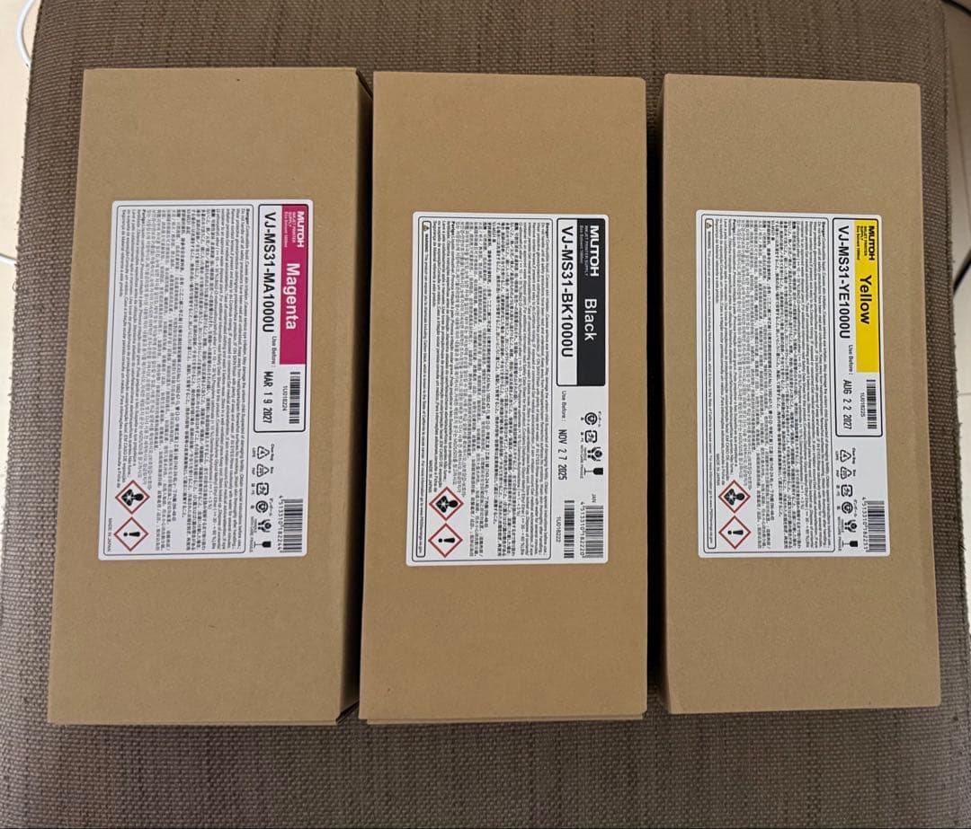 武藤工業(MUTOH) MS31インク 1000ml [VJ-MS31]3色