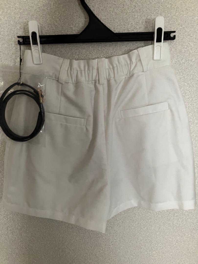 新品タグ付きCarette Belted Twill Shorts ベルト付