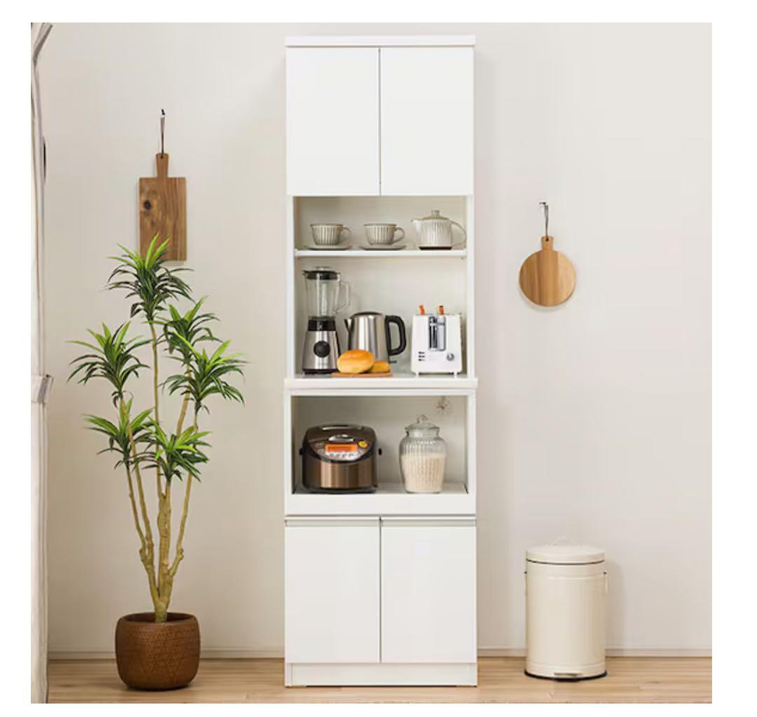 【モチちゃん】ニトリ　食器棚　キッチンボード　レジューム幅60