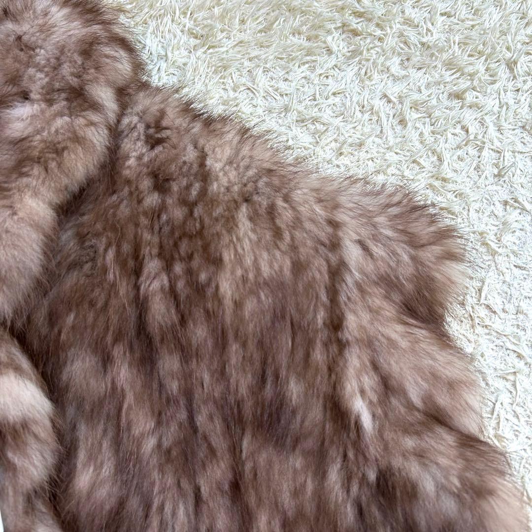 【セーブル本毛皮✨️新品タグ付き】 定価25万 マーテン カナディアン 高級毛皮