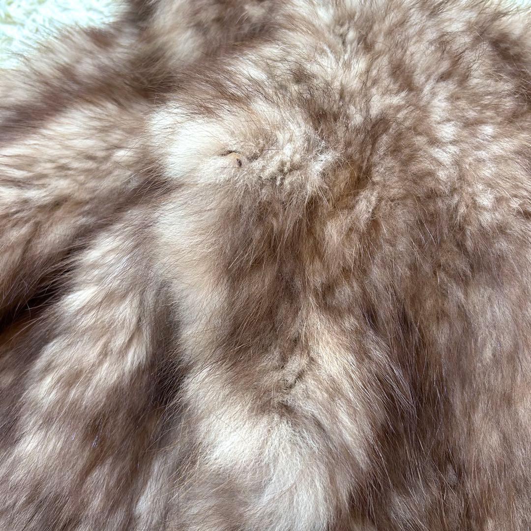 【セーブル本毛皮✨️新品タグ付き】 定価25万 マーテン カナディアン 高級毛皮