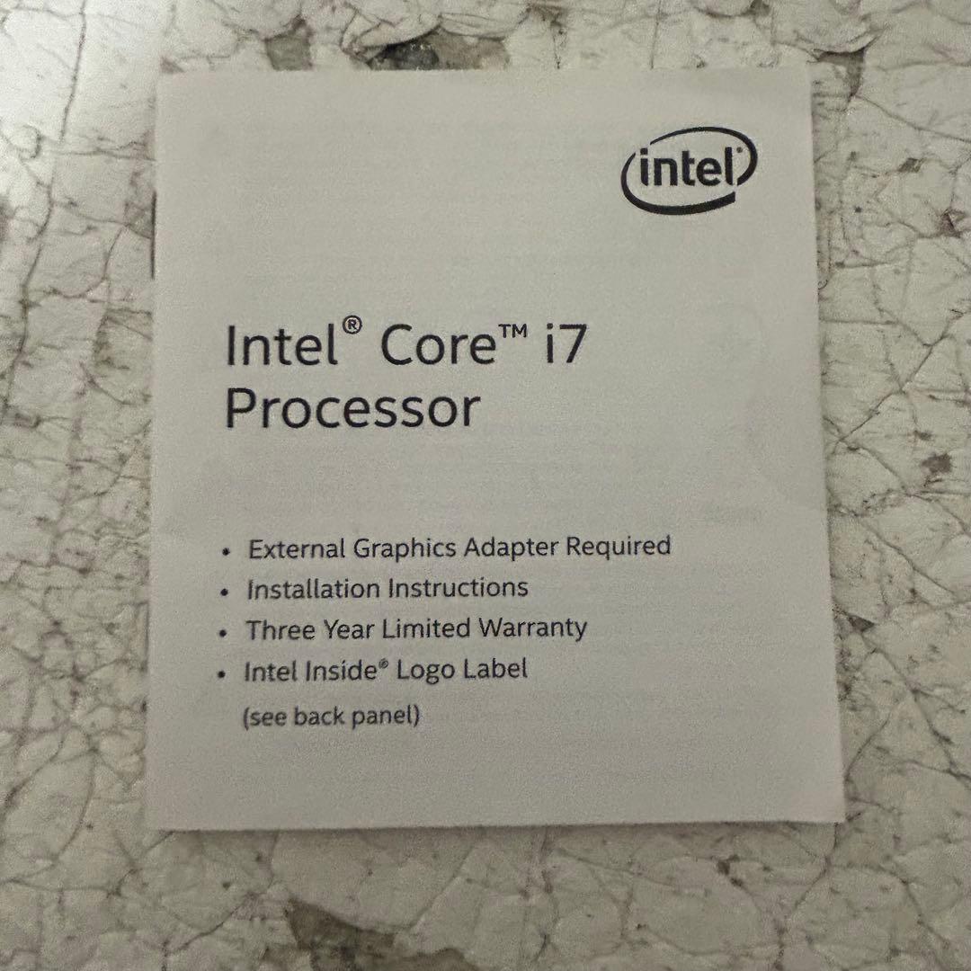 Intel core™︎ i7 i7-9700KF