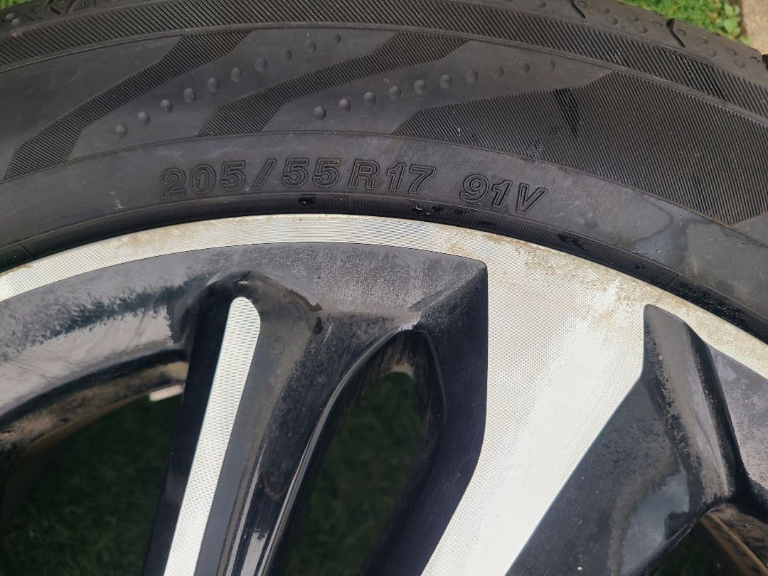 ホンダ　ステップワゴンRP3　純正ホイールとバリ溝タイヤ　1本セット