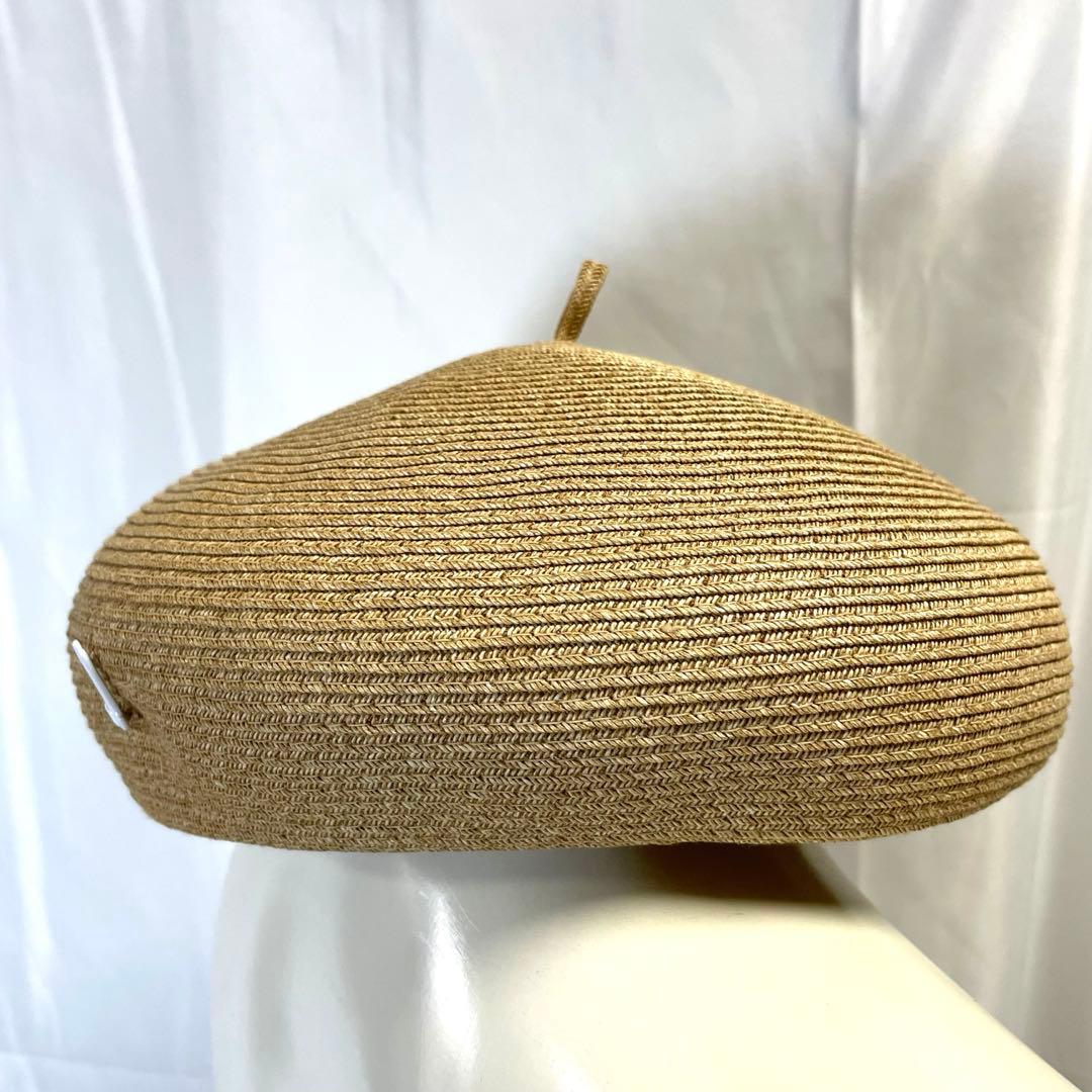 ミュールバウアー ベレー帽 ナチュラル ロゴピン付き