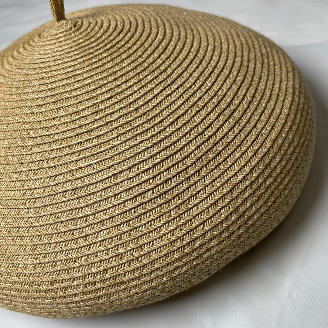 ミュールバウアー ベレー帽 ナチュラル ロゴピン付き