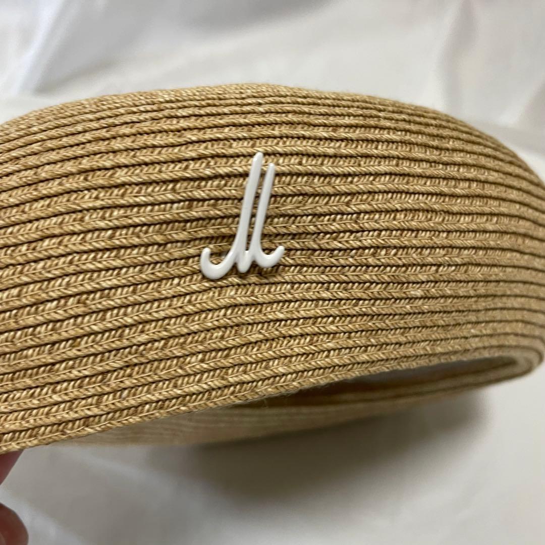 ミュールバウアー ベレー帽 ナチュラル ロゴピン付き