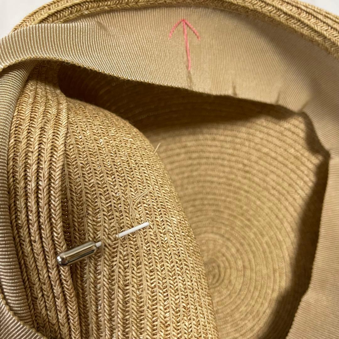 ミュールバウアー ベレー帽 ナチュラル ロゴピン付き