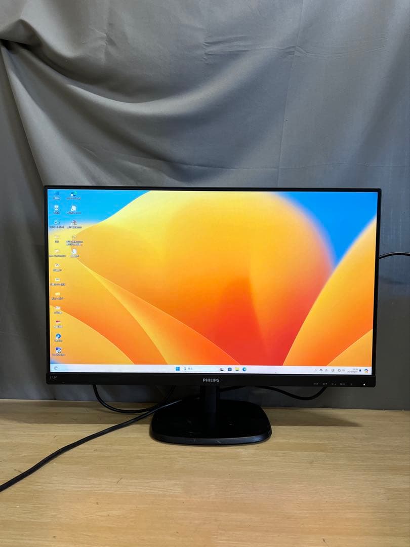 足なしPHILIPS 273V7Q 27型モニター　内蔵スピーカー　PS4対応