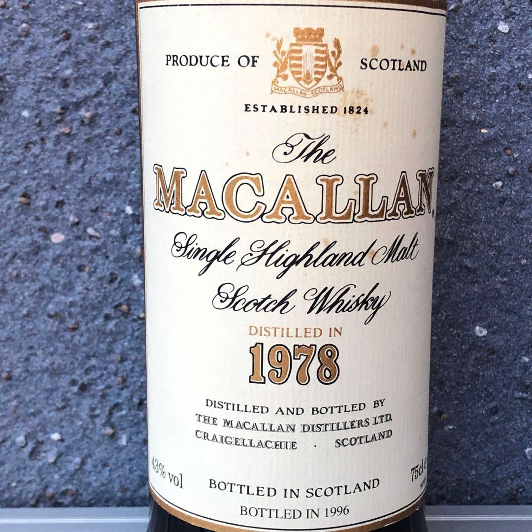 『レジン屋おばさん』ザ・マッカラン18年 / 1978年蒸留 /43% /