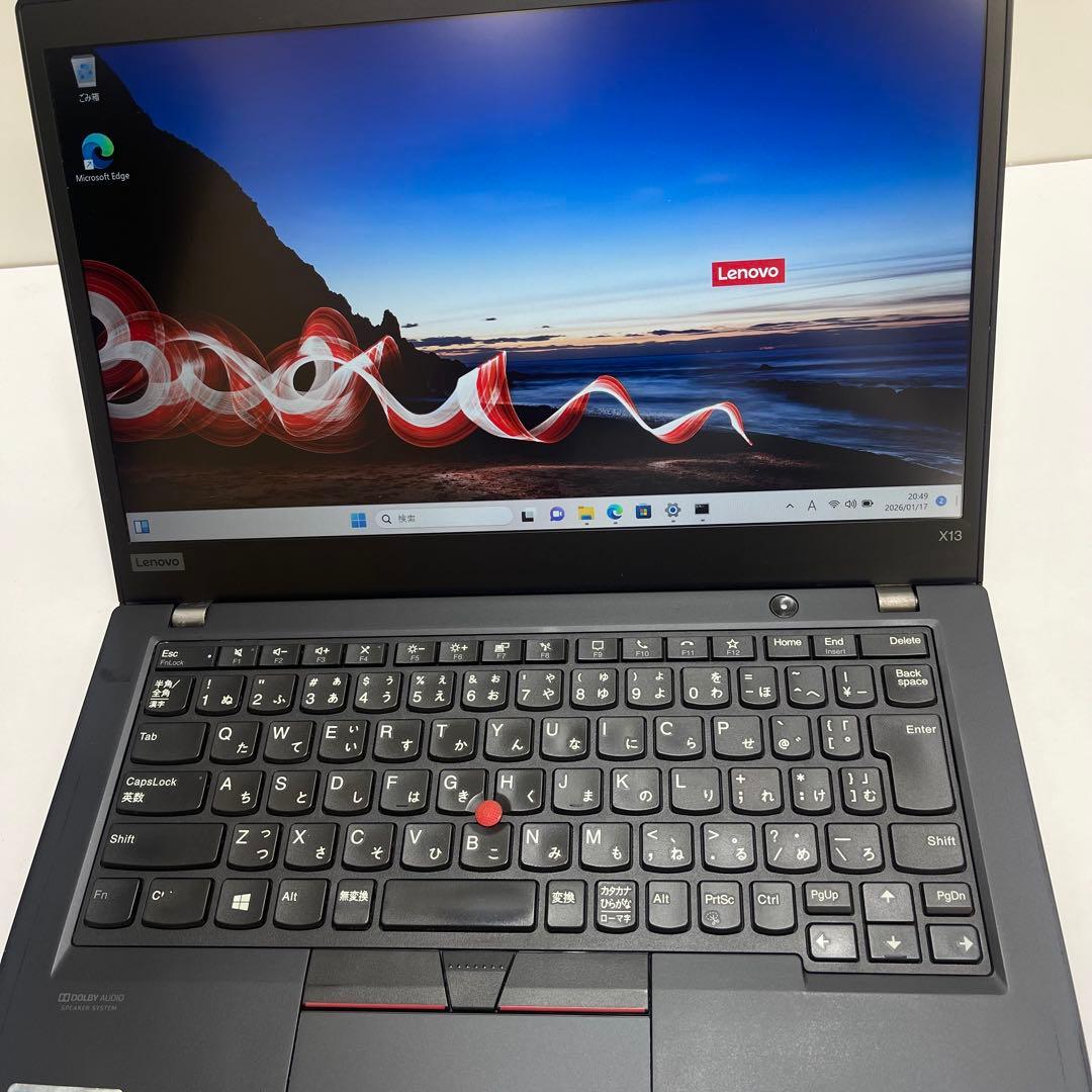 #822 レノボ ThinkPad X13 i5-10210U 8GB 256G