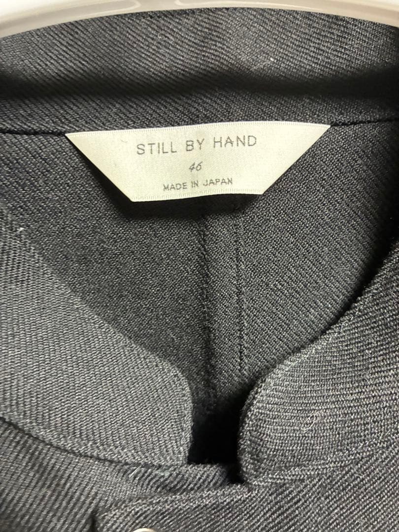 STILL BY HAND スタンドカラー スナップボタン ジャケット