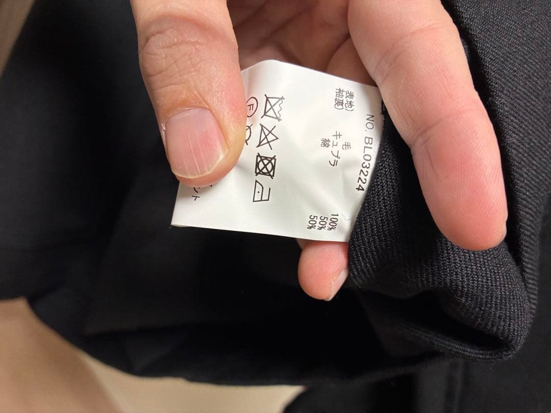 STILL BY HAND スタンドカラー スナップボタン ジャケット