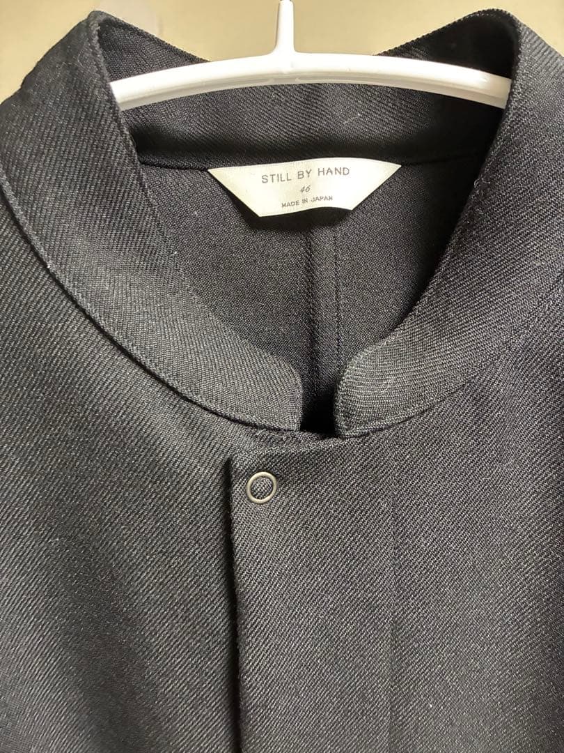 STILL BY HAND スタンドカラー スナップボタン ジャケット