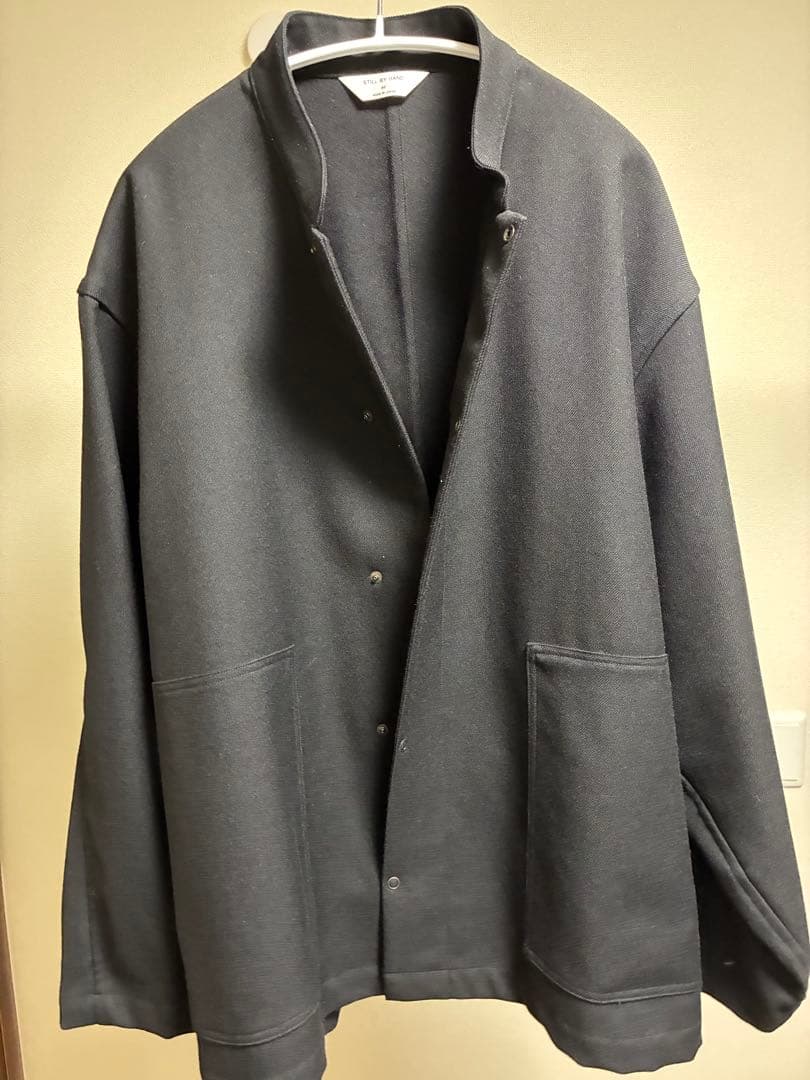 STILL BY HAND スタンドカラー スナップボタン ジャケット