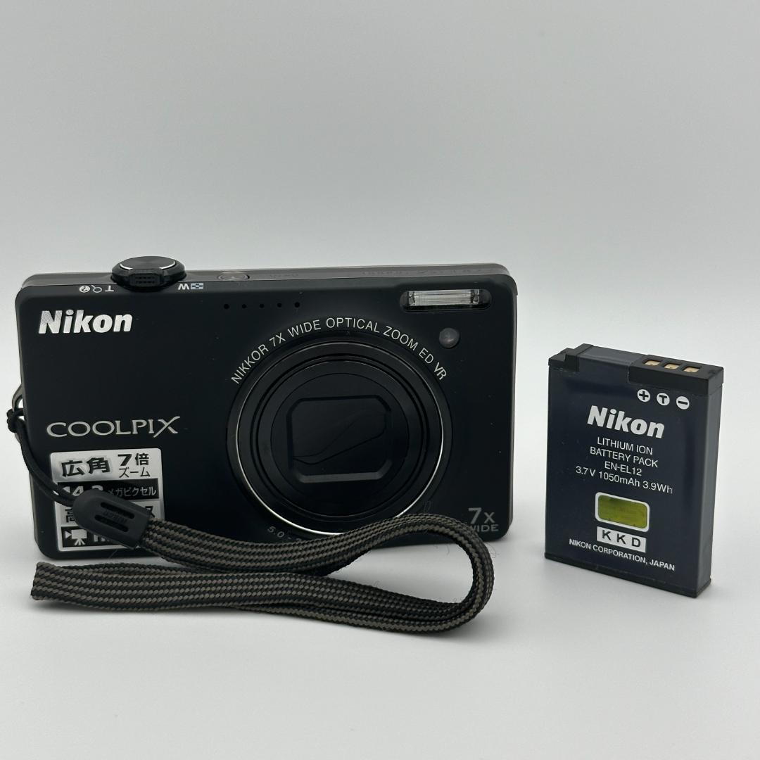 デジタルカメラ Nikon COOLPIX S6000 Black
