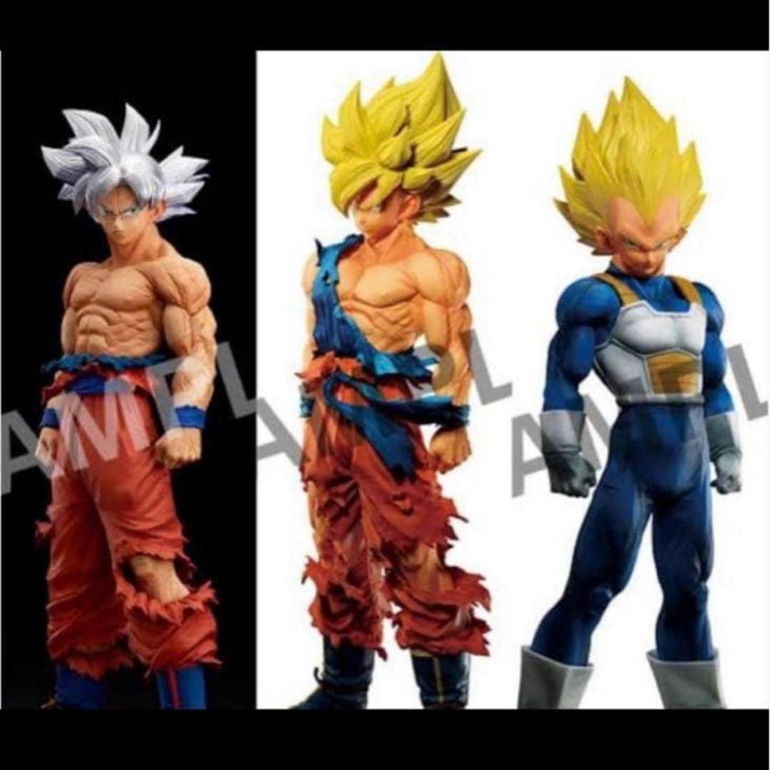 新品未開封　ゲンキダマツリ smsp 孫悟空 ベジータ フィギュア　3種