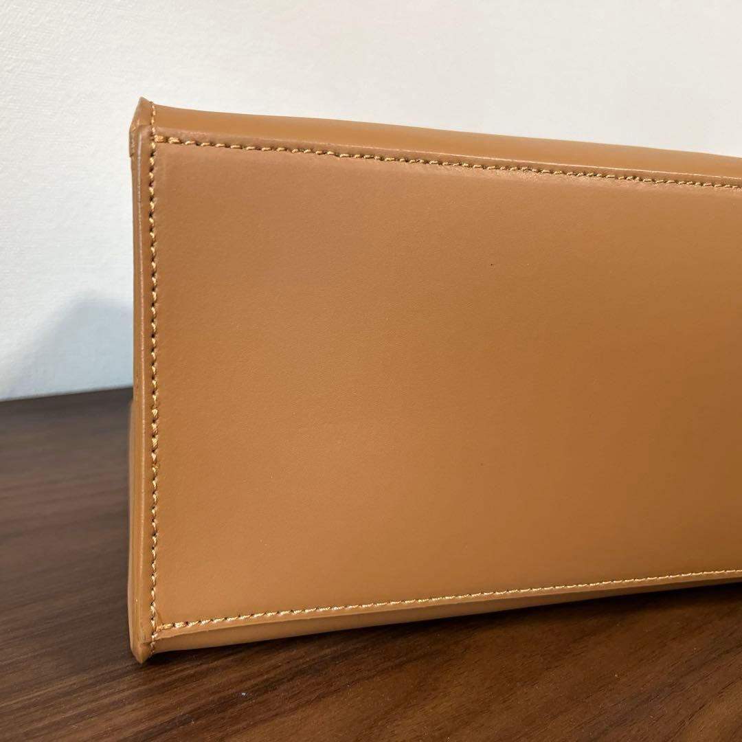 BEVINI バンブーハンドル ハンドバッグ ★スカーフはご希望の方へ