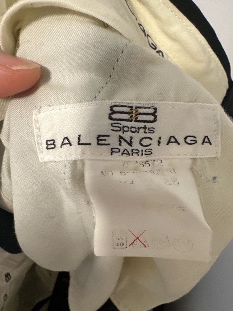 BALENCIAGA BB Sports スラックス ブラック