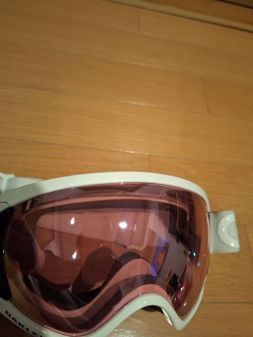 OAKLEY　キャノピー　 ゴーグル ホワイトフレーム 交換レンズ付き