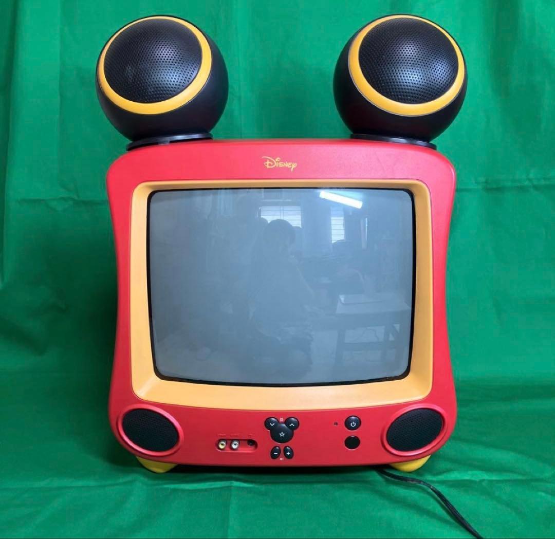 ディズニー ブラウン管テレビ 赤