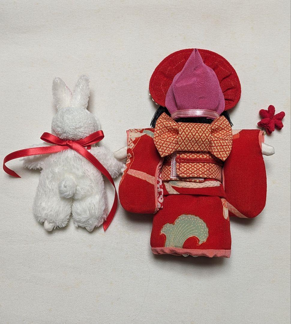 文化人形　ミニ文化人形 ゆずちゃん 着せ替え 着物人形 うさぎうーちゃんセット