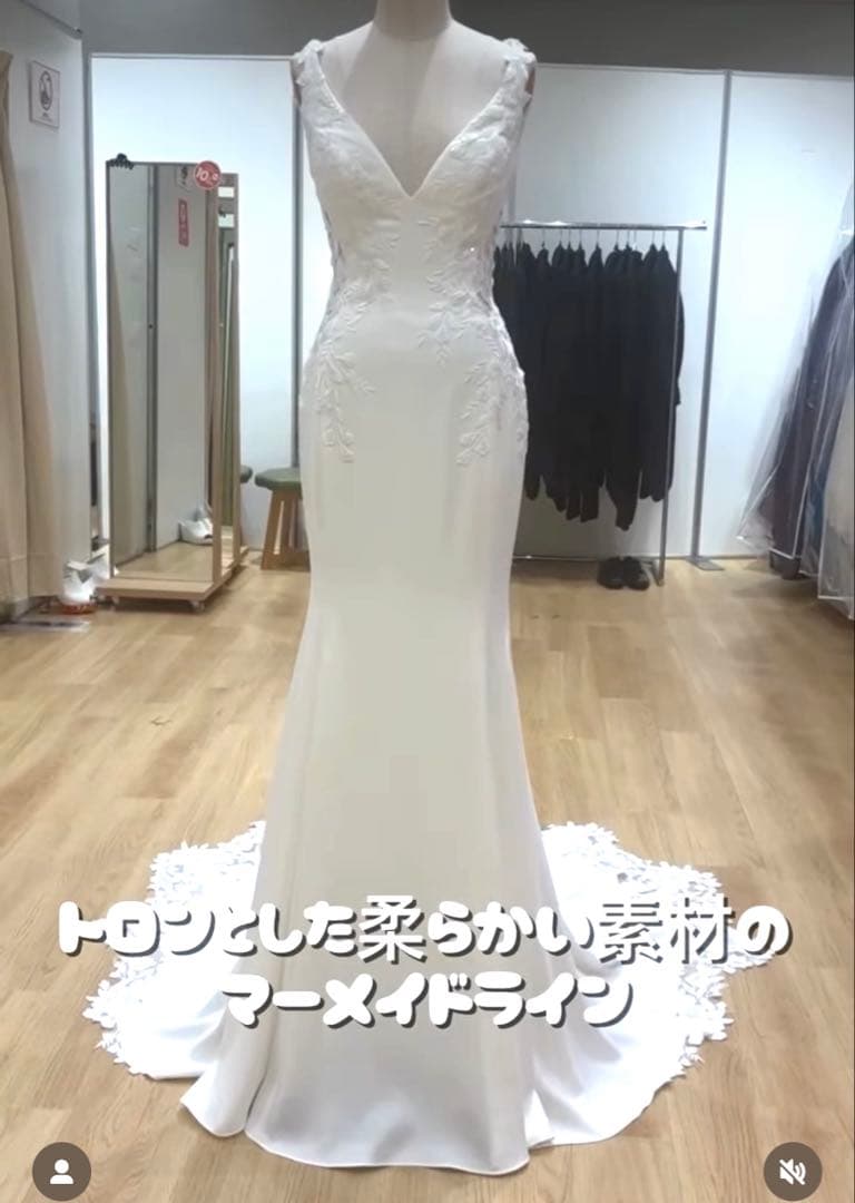 【美品・お値段交渉可】W Michealウェディングドレス/マーメイドライン