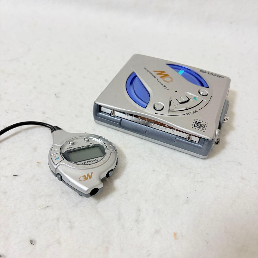 美品 SHARP MD-SS311 MDヘッドホンプレーヤー スロットイン
