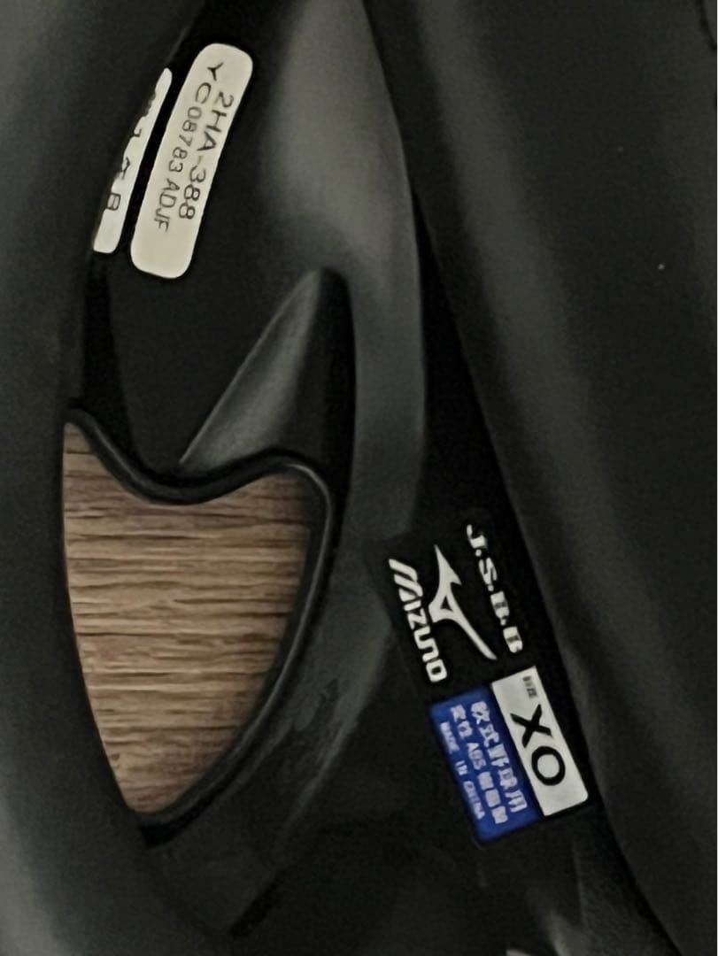 ミズノ 軟式ヘルメット7点 両耳 美品 3点程未使用あり ブラック