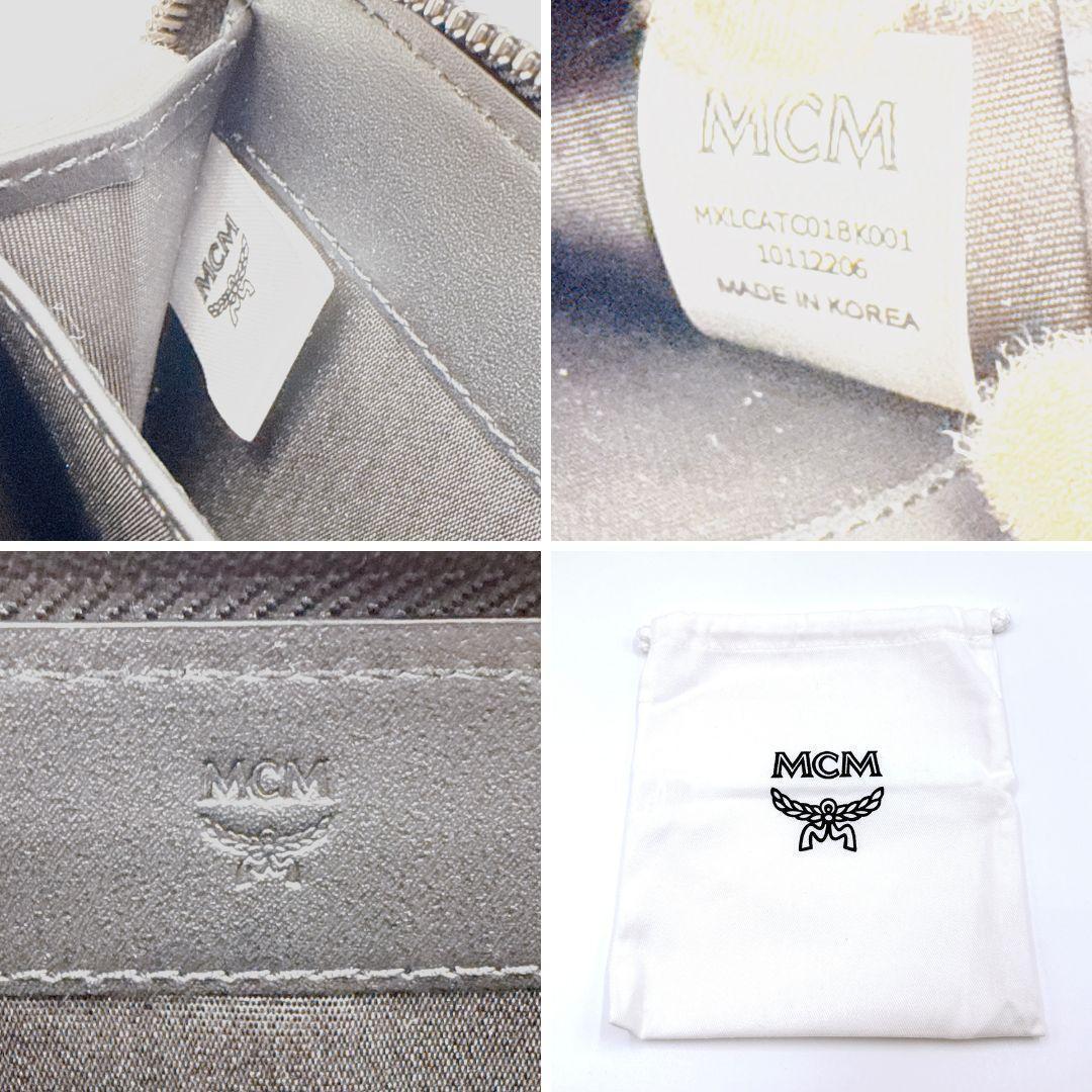 MCM エムシーエム レザー コンパクトウォレット ケース 新品未使用