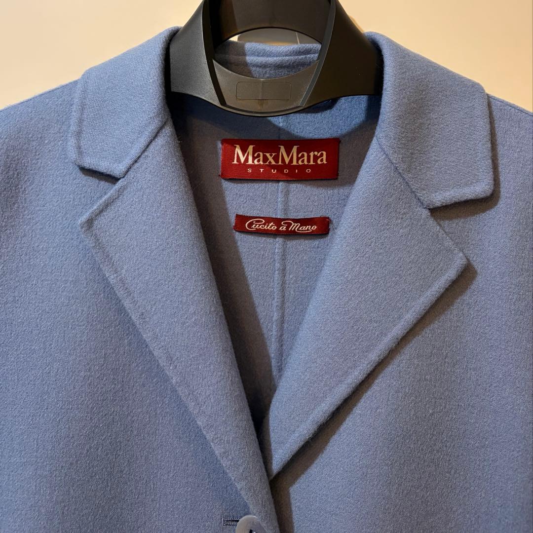 MaxMara ライトブルーコート