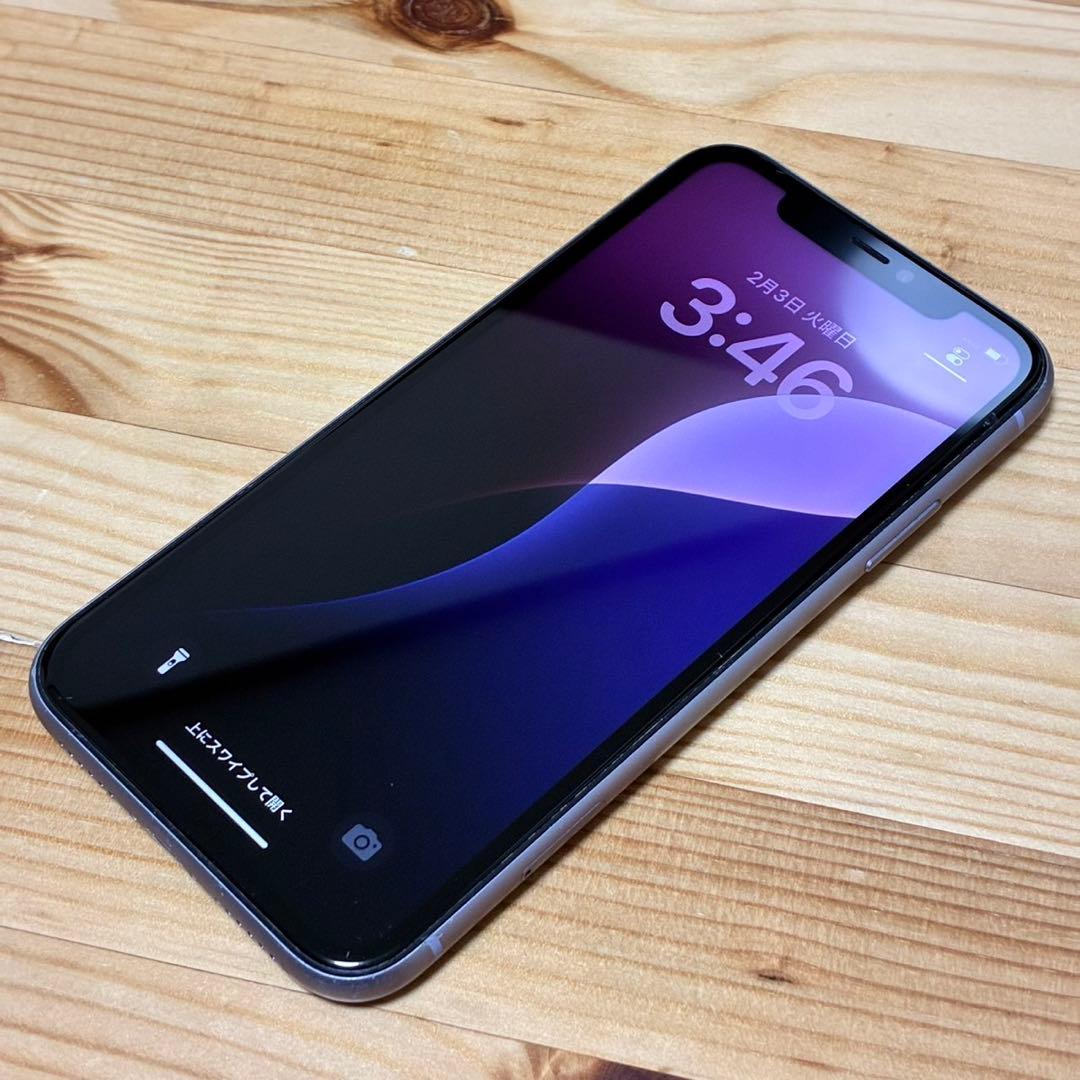 iPhone11 128 SIMフリー　バッテリー新品