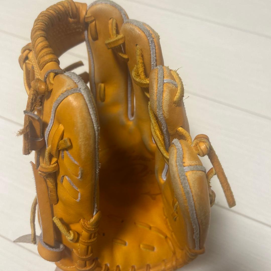 Kミズノ 軟式グローブ オレンジ（坂本モデル）