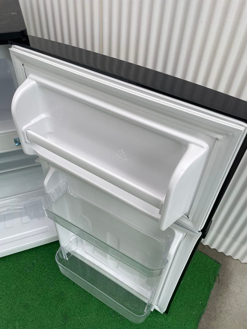 924 ヤマダ おしゃれブラック 2ドア冷蔵庫 2025年製 取説付 一人暮らし