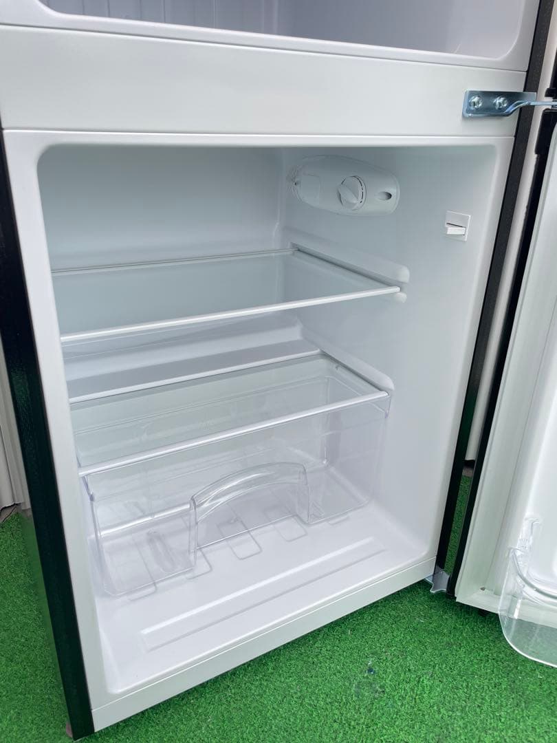 924 ヤマダ おしゃれブラック 2ドア冷蔵庫 2025年製 取説付 一人暮らし