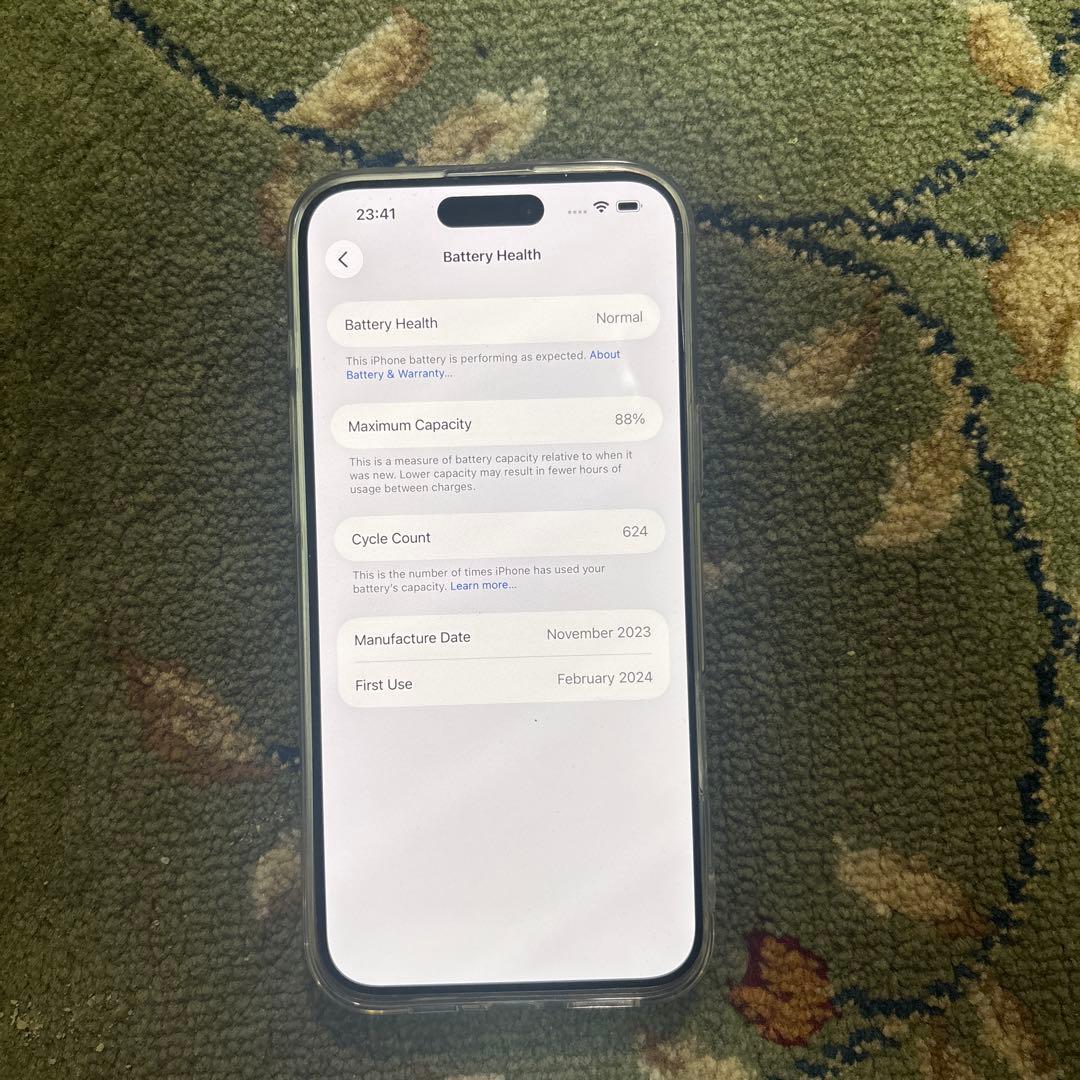Apple iPhone 15 Pro Max 1TB シルバー