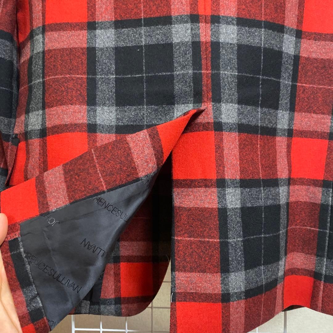 【美品】ジョンローレンスサリバン テーラードジャケット　タータンチェック　36