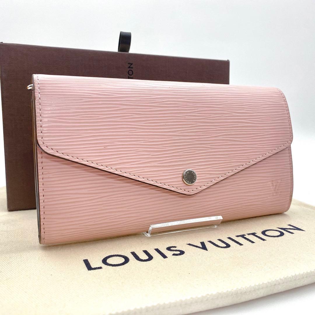 【箱付】ルイヴィトン エピ ポルトフォイユサラ 長財布 ローズバレリーヌ ピンク