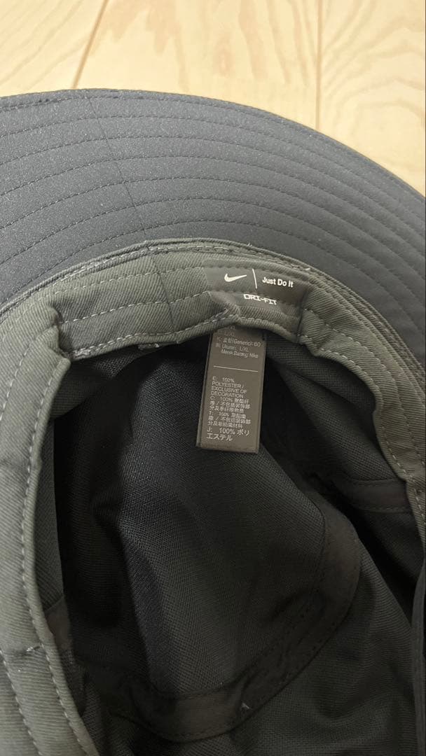 新品 ナイキ バケット ハット キャンプ ゴルフ アウトドア 黒 L/XL