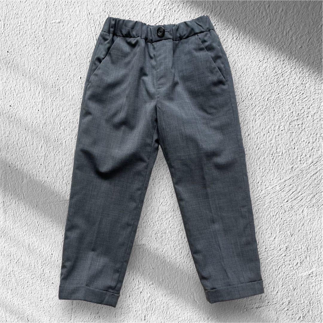 美品　グリーンレーベルリラクシング 115 110 スーツ 入学式　セット