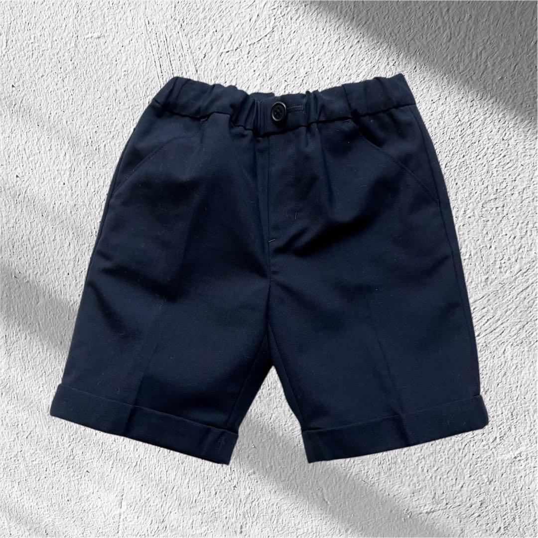 美品　グリーンレーベルリラクシング 115 110 スーツ 入学式　セット