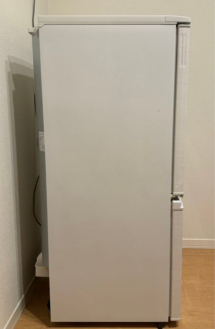 送料無料 2019年製 シャープ 2ドア冷蔵庫 SJ-D14E-W/137L