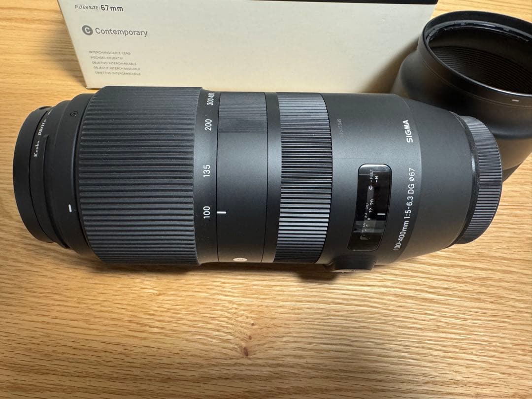 SIGMA 100-400mm F5-6.3 DG Canon EF 箱付き