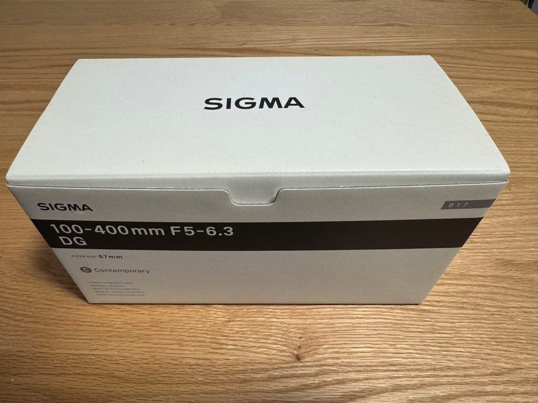 SIGMA 100-400mm F5-6.3 DG Canon EF 箱付き