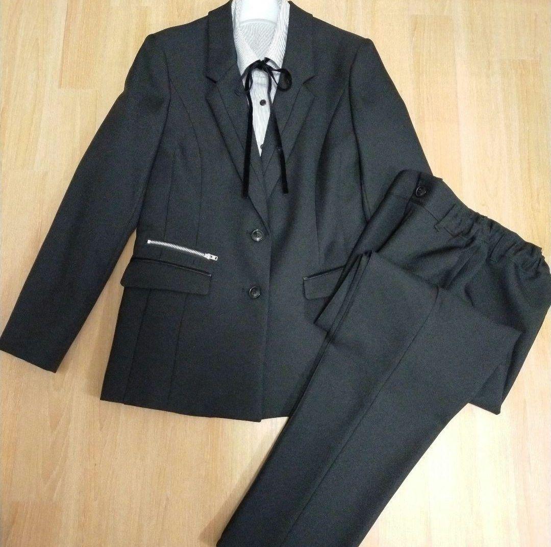 キャサリンコテージ　卒服　卒業式　160　フォーマルスーツ　ブラック