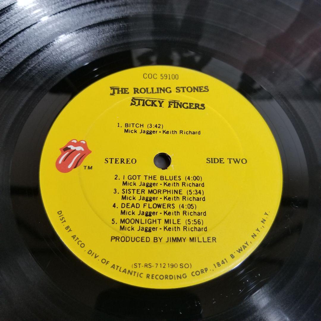 【US盤】 ローリングストーンズ　スティッキー・フィンガーズ