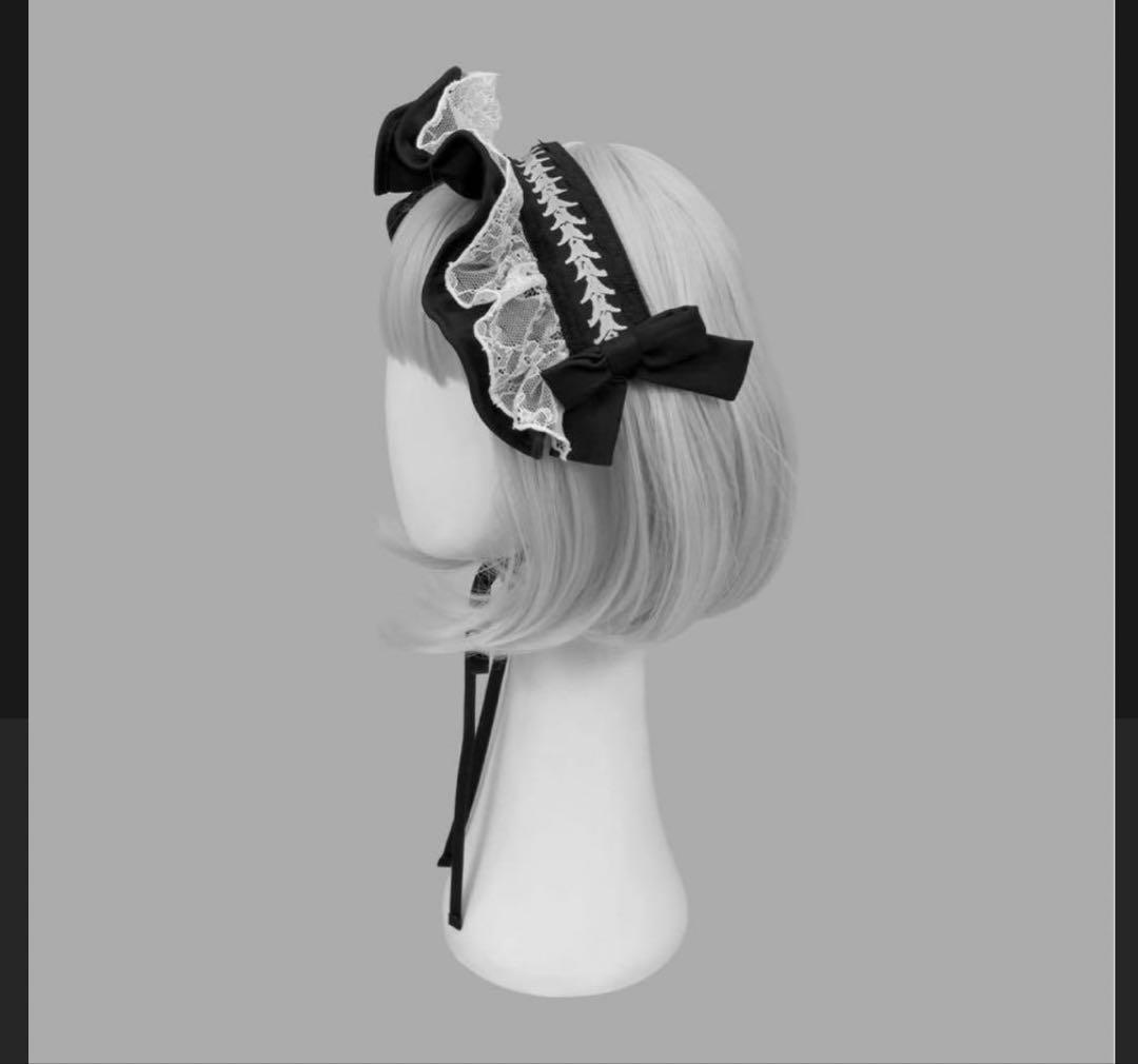 DimMoire ディムモアール 儚骸ヘッドドレス【Black】