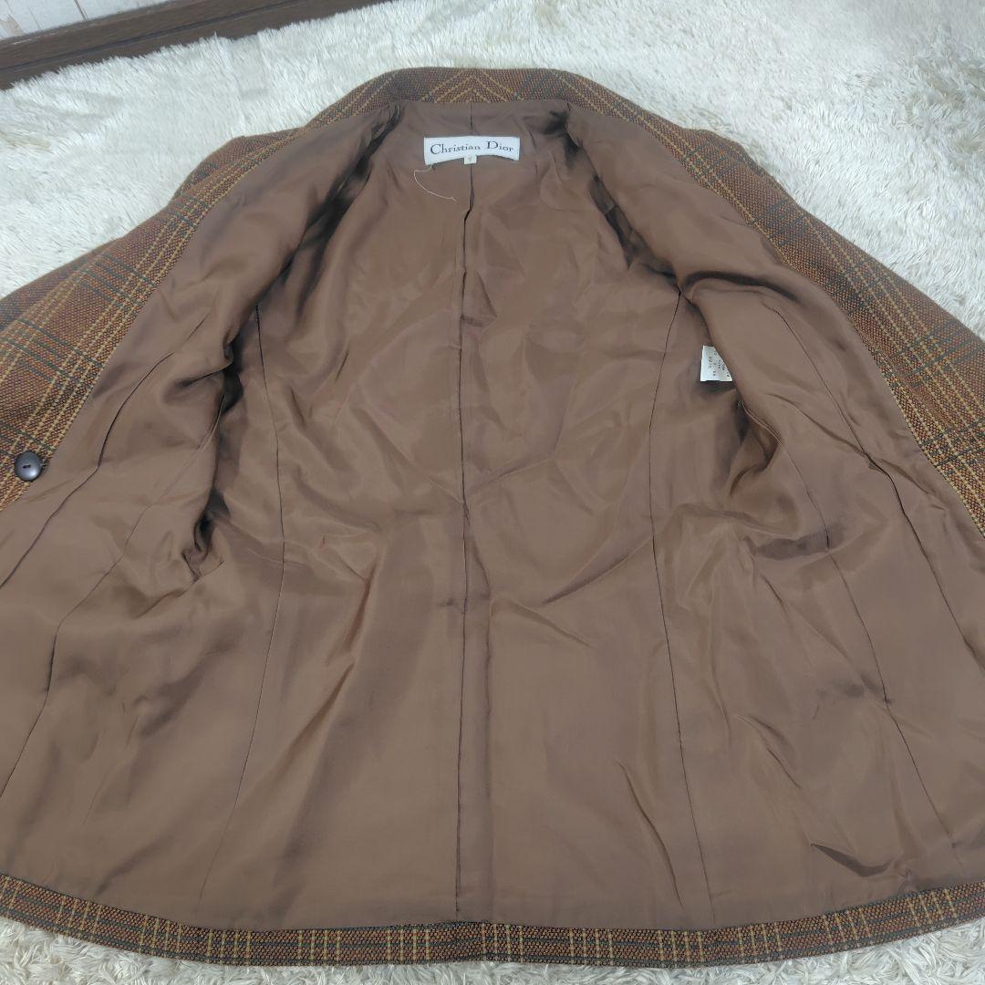 Christian Dior ヴィンテージ ダブル ジャケット チェック柄