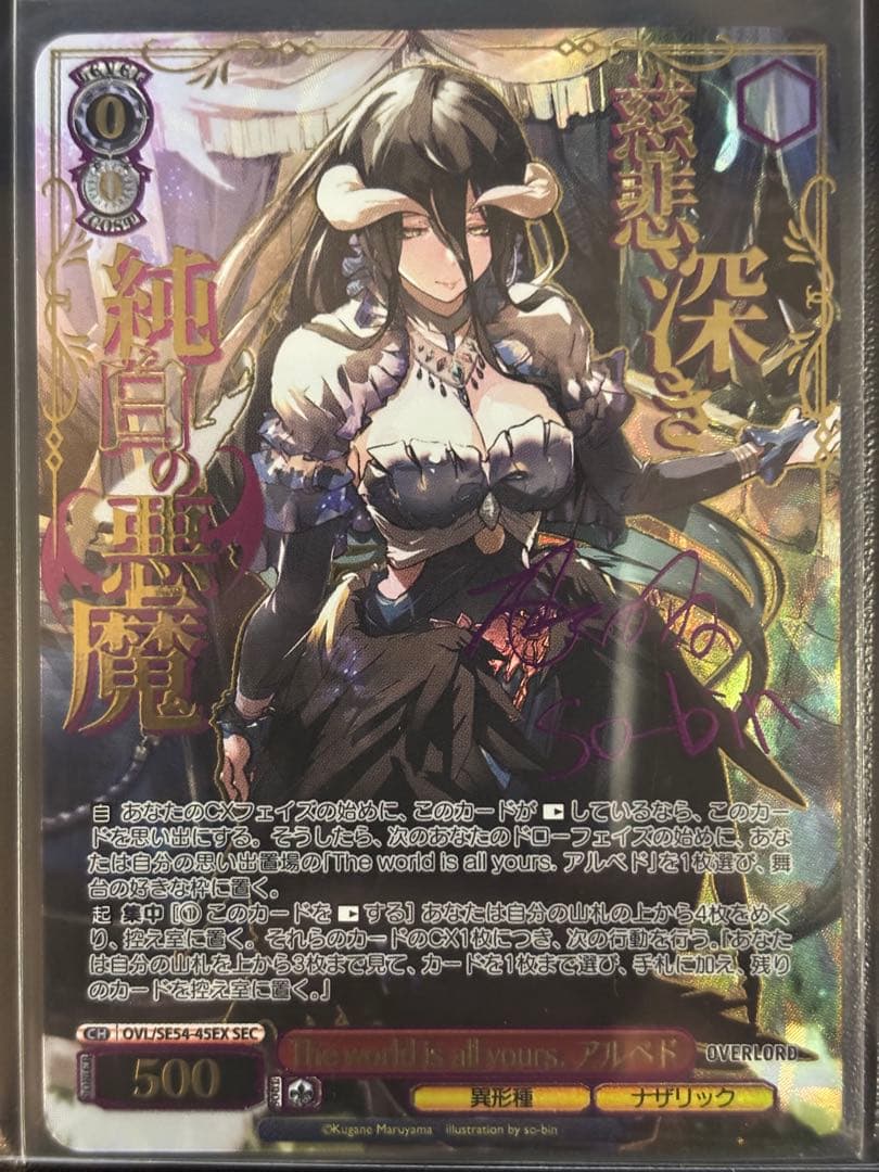 The world is all yours. アルベド SEC